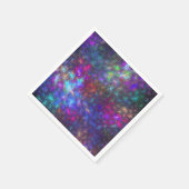 フラクタル虹 スタンダードカクテルナプキン (角)