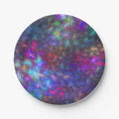 フラクタル虹 ペーパープレート (正面)