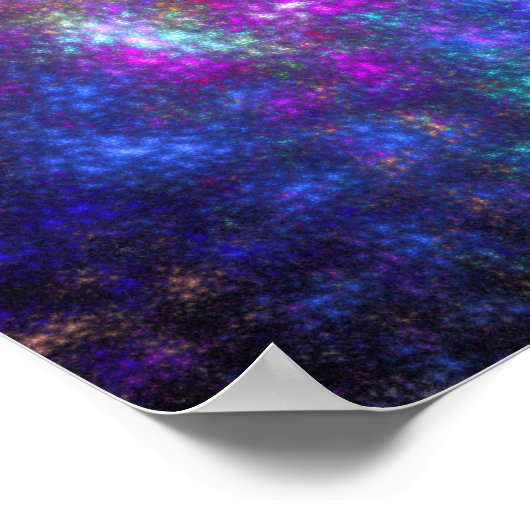 フラクタル虹 ポスター (角)