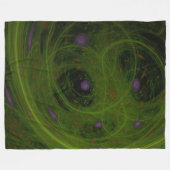 フラクタル血漿 フリースブランケット (正面(横))