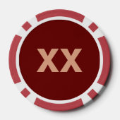 フラクタル赤キツネ ポーカーチップ (裏面)