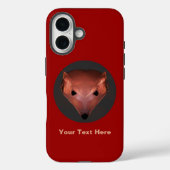 フラクタル赤キツネ Case-Mate iPhoneケース (裏面)