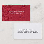 フラクタル赤芸術的 名刺 (正面/裏面)