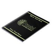 フラクタル迷彩システムロゴ ノートブック (左側)