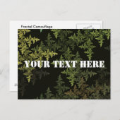 フラクタル迷彩 ポストカード (正面/裏面)