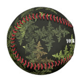 フラクタル迷彩 野球ボール (正面左)