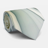 フラクタル進化黄金ターコイズ抽象芸術芸術 ネクタイ (ロール)