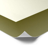 フラクタル金ゴールド星 ポスター (角)