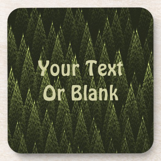 フラクタル針葉樹林 コースター (正面)