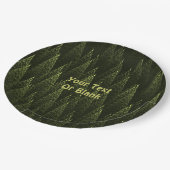 フラクタル針葉樹林 ペーパープレート (アングル)