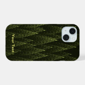 フラクタル針葉樹林 iPhone 15ケース (裏面横)