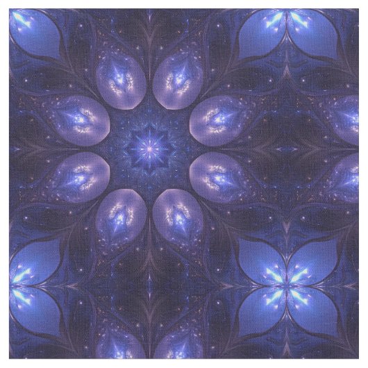 フラクタル開花織物 ファブリック (クローズアップ)