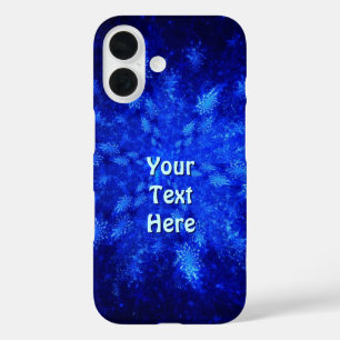 フラクタル雪バースト iPhone 16ケース