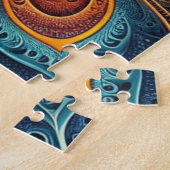 フラクタル鮮やかアートジグソーパズル ジグソーパズル (側面)