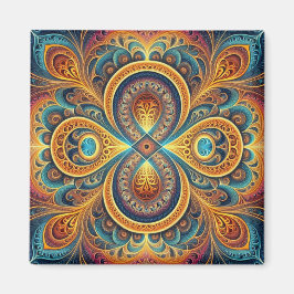 フラクタル鮮やかアート磁石 マグネット