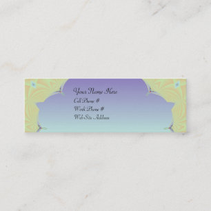 フラクタル00001のプロフィールカード スキニー名刺