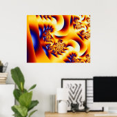 フラクタル0318041718 ポスター (ホームオフィス)