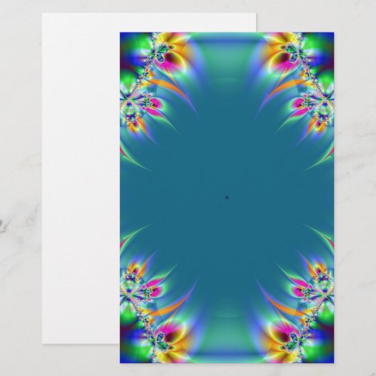 フラクタル124 便箋 (正面/裏面)