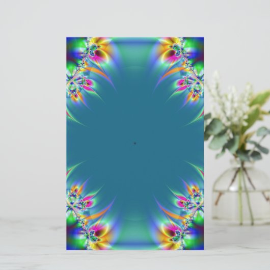 フラクタル124 便箋 (スタンド正面)