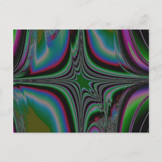 フラクタル14、ポストカード ポストカード (正面)