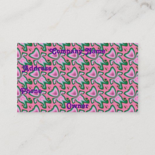 フラクタル18、名刺 名刺 (正面)