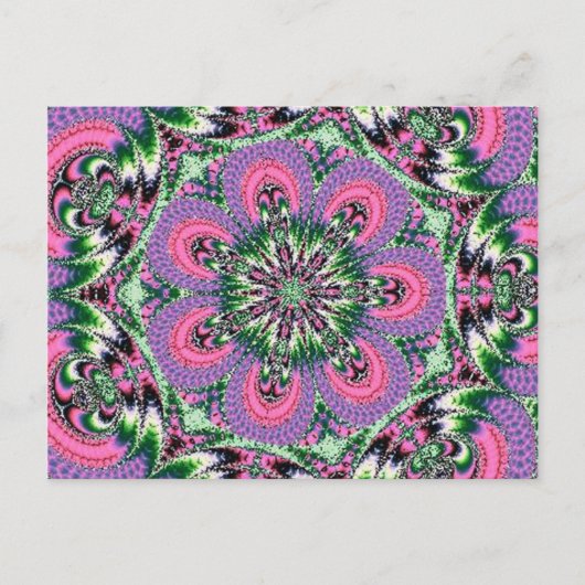 フラクタル1、ポストカード ポストカード (正面)