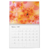 フラクタル2015年 カレンダー (2月 2027)