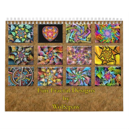 フラクタル2024カレンダー カレンダー (カバー)