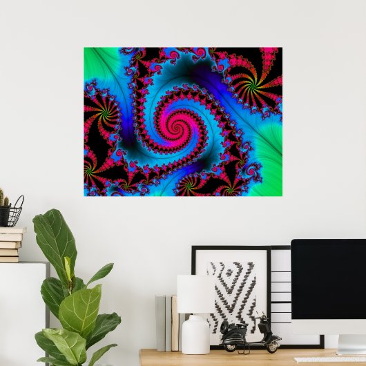 フラクタル275 ポスター (ホームオフィス)