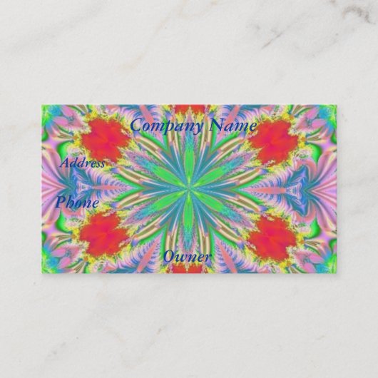 フラクタル2 、名刺 名刺 (正面)