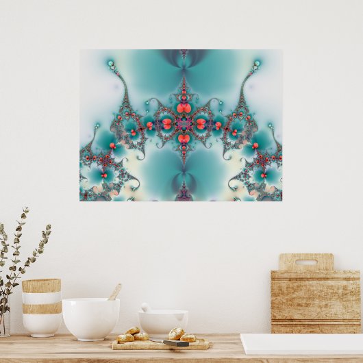 フラクタル3017 ポスター (キッチン)