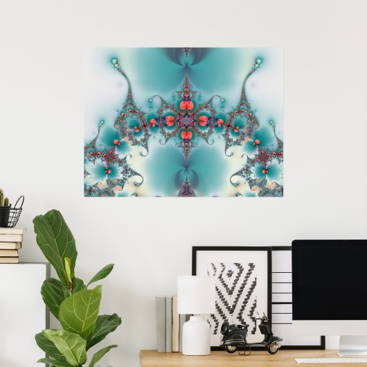 フラクタル3017 ポスター (ホームオフィス)