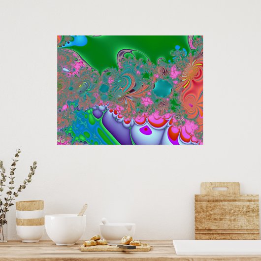 フラクタル3052 ポスター (キッチン)