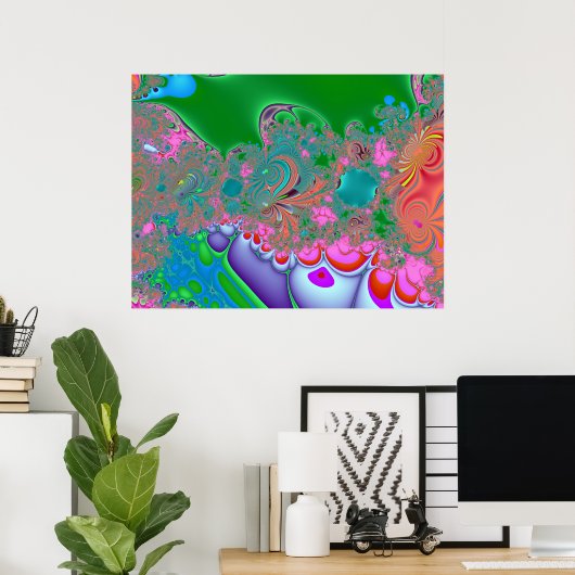 フラクタル3052 ポスター (ホームオフィス)