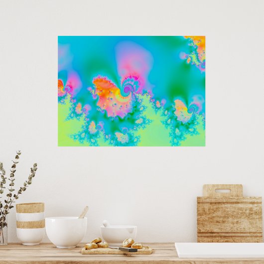 フラクタル3243 ポスター (キッチン)