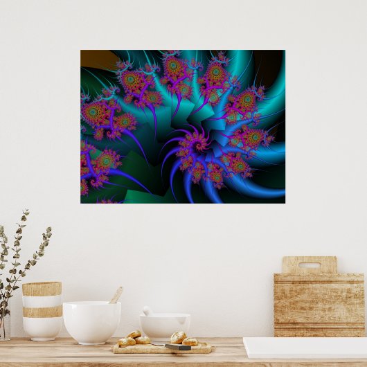 フラクタル377 ポスター (キッチン)