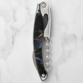 フラクタル3D Sci Fiフューチュリスティモノグラムコルクねじの ソムリエナイフ (裏面)