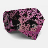 フラクタル3D Sci Fi紫色の宇宙船タイ ネクタイ (ロール)