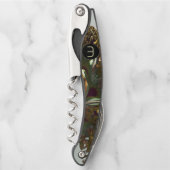 フラクタル3D Sci-fi futuristiモノグラムコルスクリュ1 ソムリエナイフ (正面)