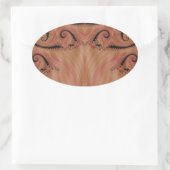 フラクタル404 楕円形シール (バッグ)