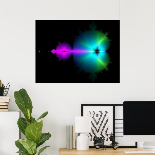 フラクタル529 ポスター (ホームオフィス)