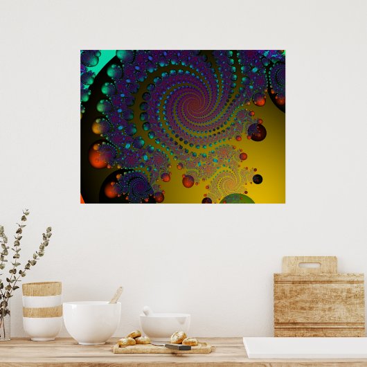 フラクタル584 ポスター (キッチン)