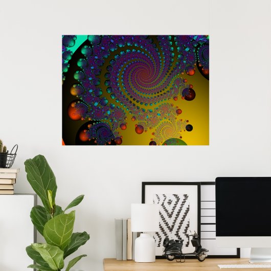 フラクタル584 ポスター (ホームオフィス)