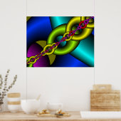 フラクタル663 ポスター (キッチン)