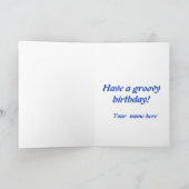 フラクタル74,誕生日カード カード (内部)