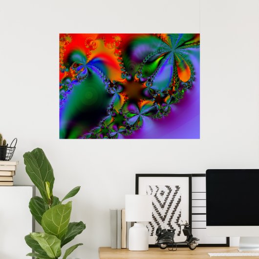 フラクタル826 ポスター (ホームオフィス)