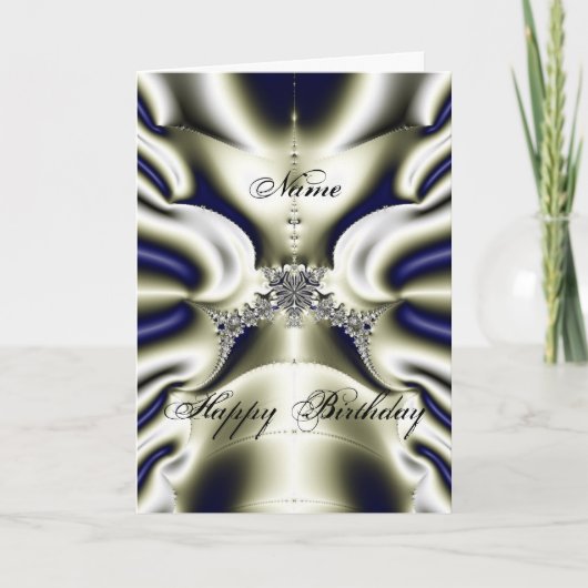 フラクタル85,誕生日カード カード (正面)