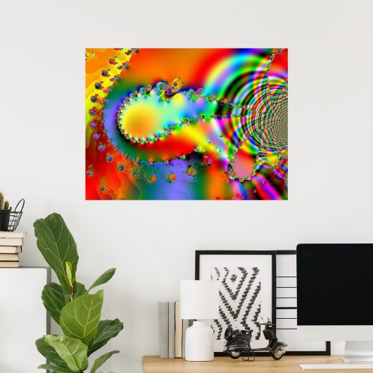 フラクタル871 ポスター (ホームオフィス)