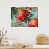 フラクタル887 ポスター (キッチン)