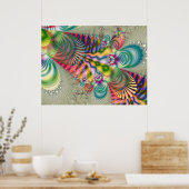 フラクタル887-2 ポスター (キッチン)